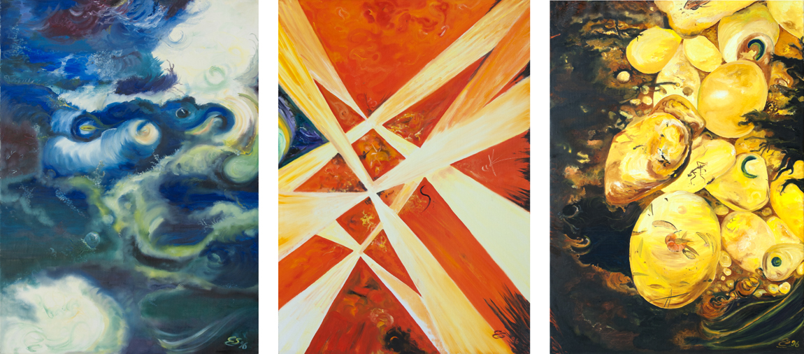 Triptychon Entwicklung/Zerstrung/Konservierung